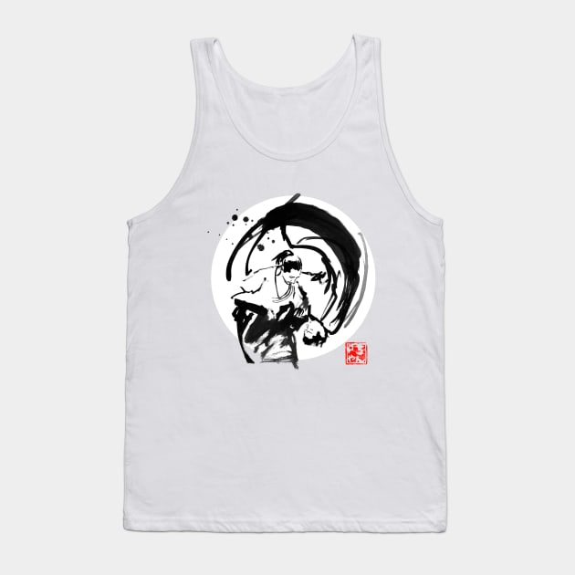 aikido for Black background Tank Top by pechane